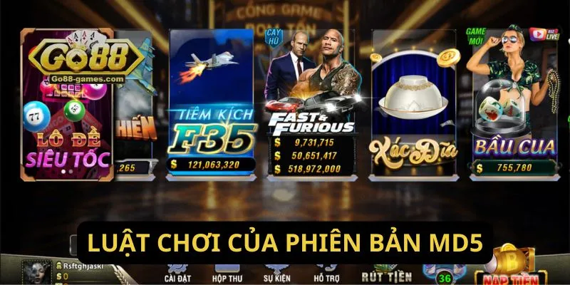 Luật chơi của phiên bản MD5