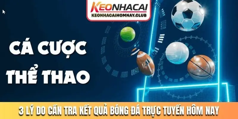 3 lý do cần tra kết quả bóng đá trực tuyến hôm nay
